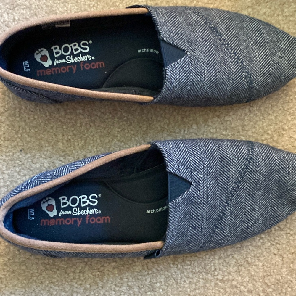 Bobs NWOT by Skechers Navy Loafer